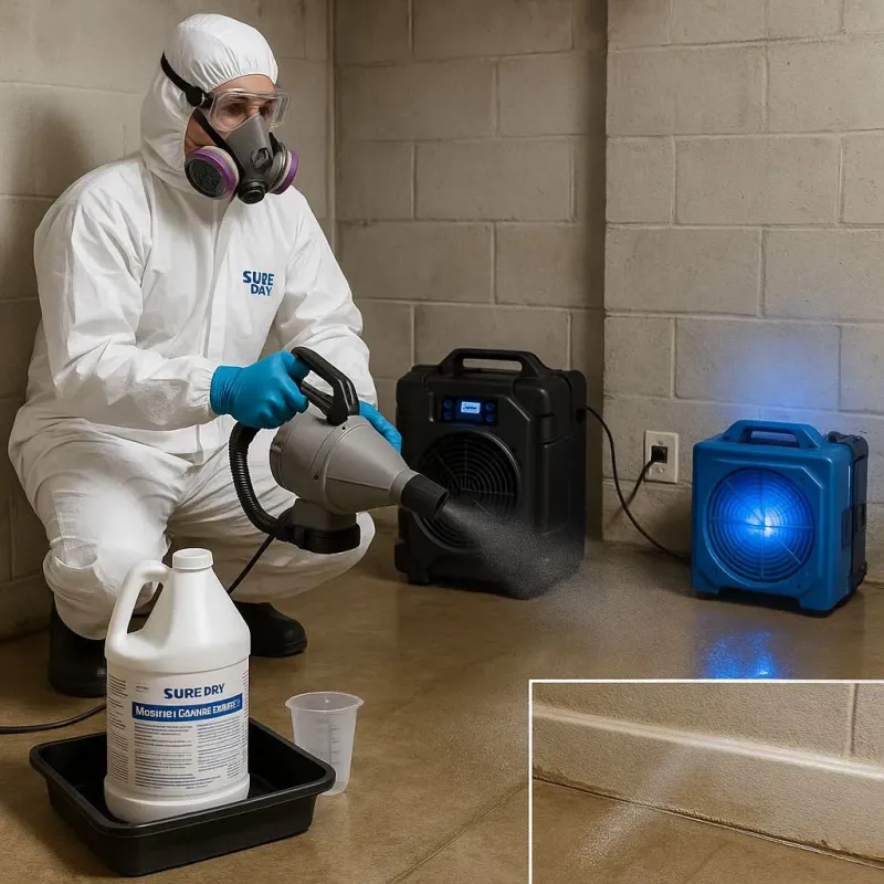Sanitization and Odor Removal process in Arlington, TX